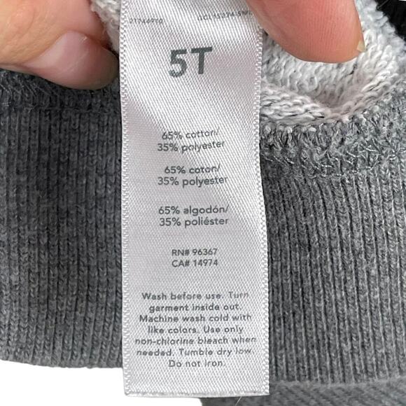 OshKosh Gray marbled button up sweater Size 5T - Picture 7 of 8